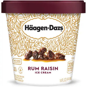 HAAGEN-DAZS Ice Cream, Rum Raisin