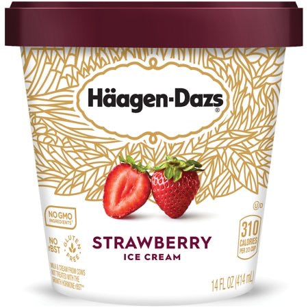 HAAGEN-DAZS Ice Cream, Strawberry